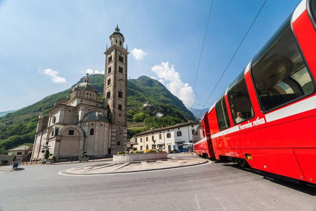 티라노 La Fossola - Vicino Al Bernina Express 아파트 외부 사진